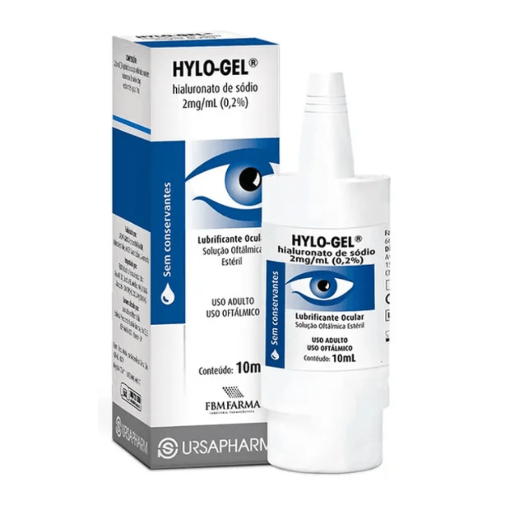 Lubrificante Ocular Hylo Gel 2mg/ml com 10ml